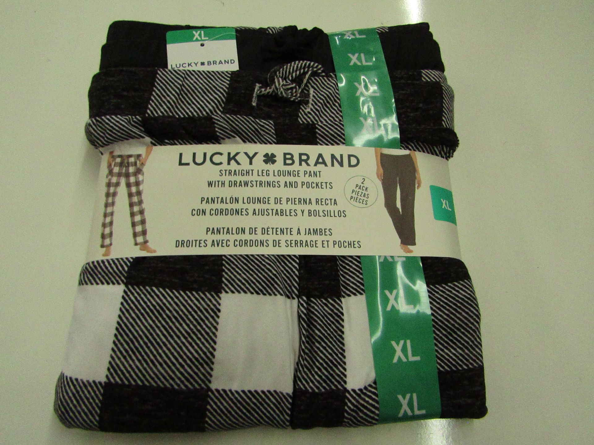 Lucky Brand - Straight Leg Lounge Set With Pockets - Size X-Large - New & Packaged.