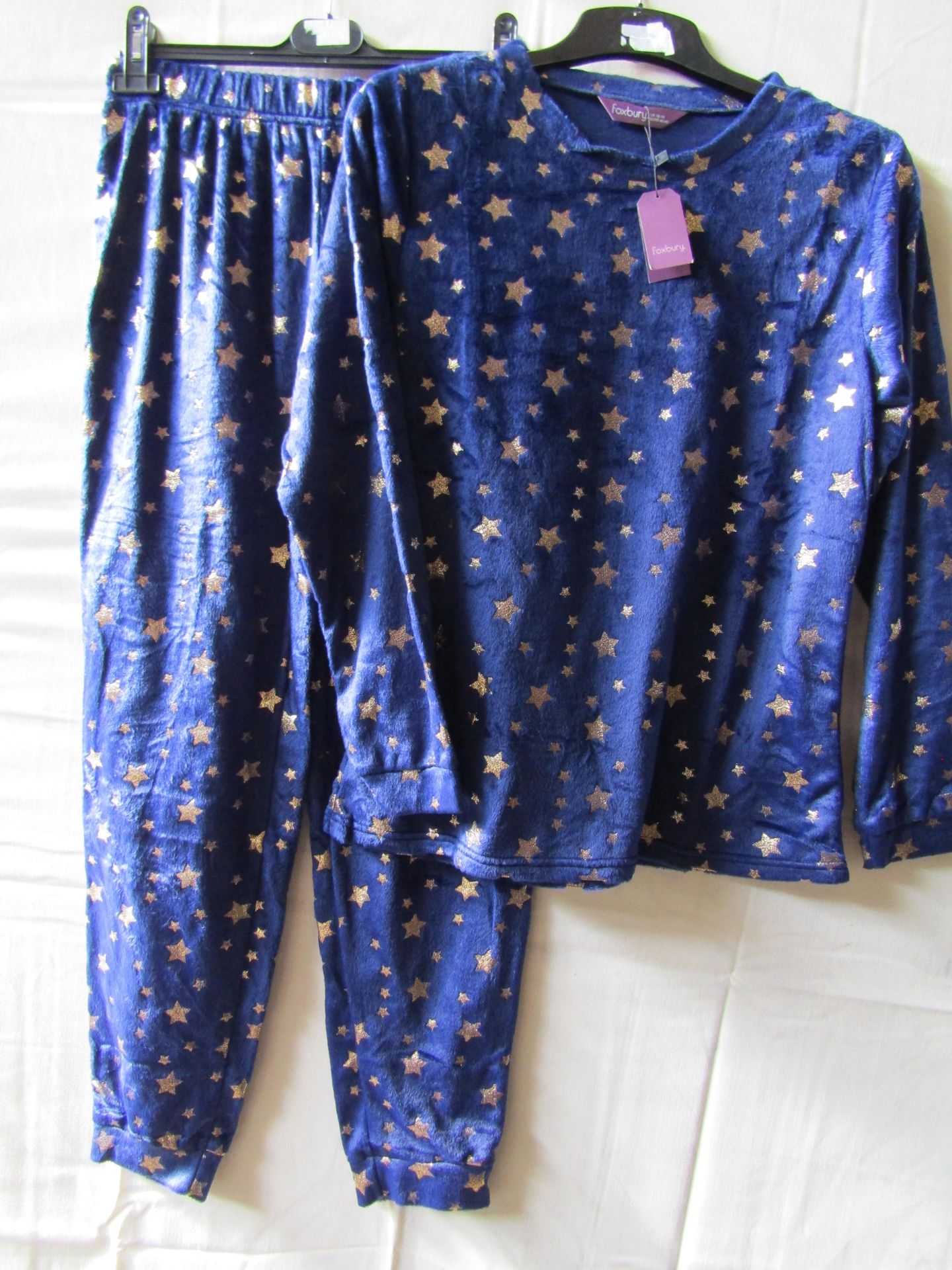 Ladies Foil Printed Star Twosie Navy Size 16-18 New & Packaged