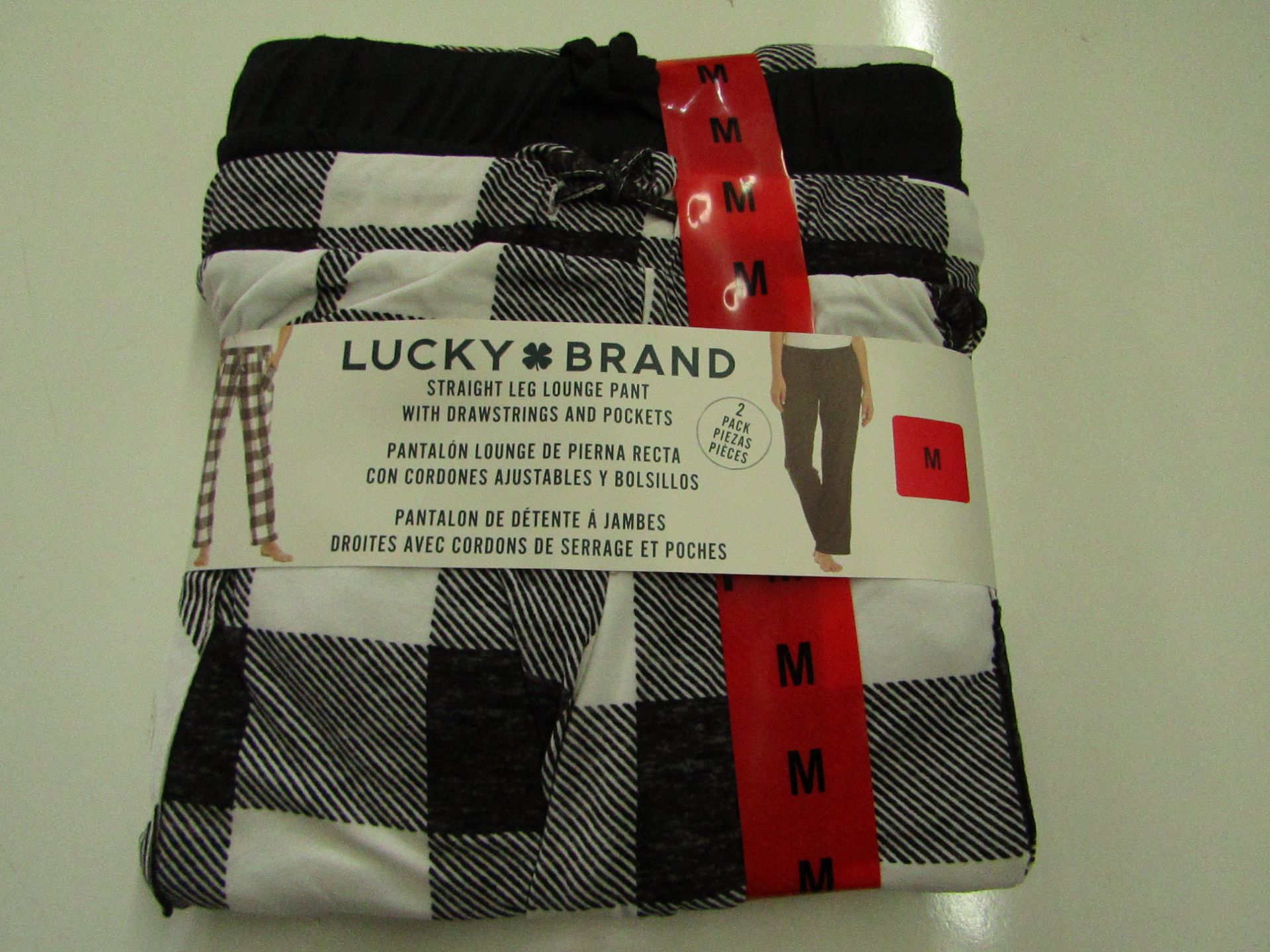 Lucky Brand - Straight Leg Lounge Set With Pockets - Size Medium - New & Packaged