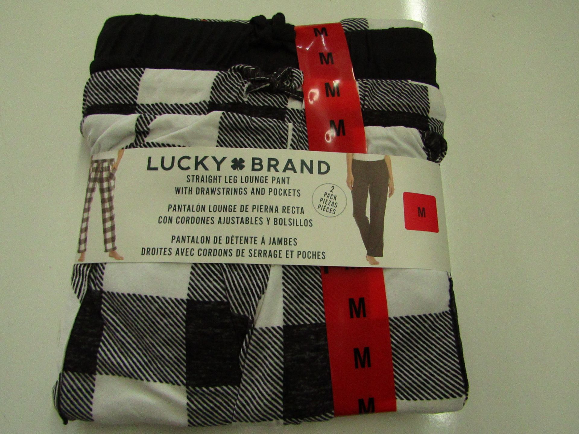 Lucky Brand - Straight Leg Lounge Set With Pockets - Size Medium - New & Packaged