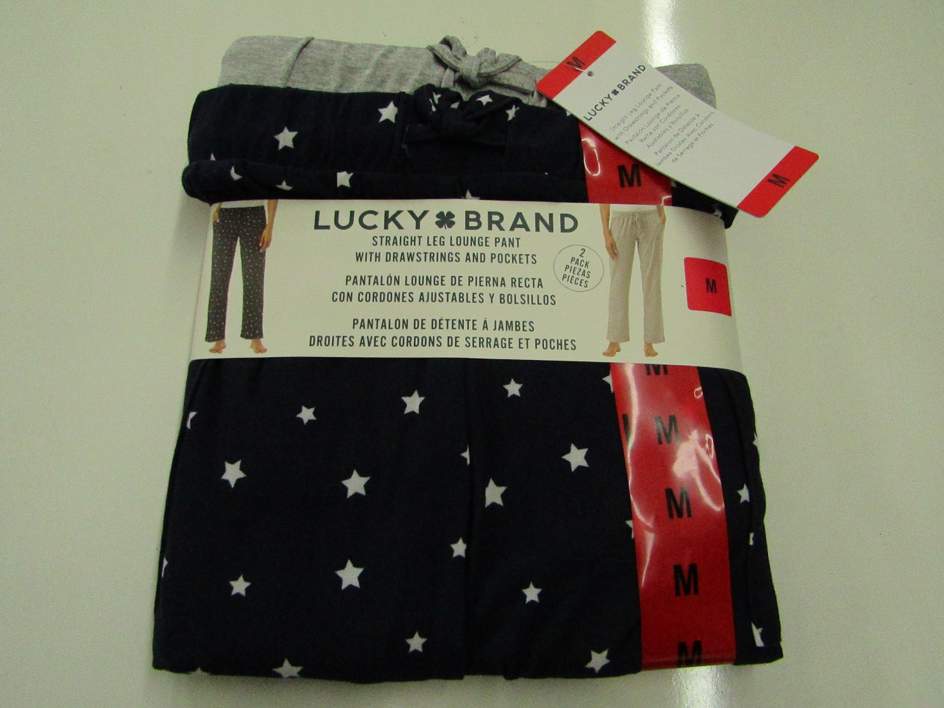 Lucky Brand - Straight Leg Lounge Set With Pockets - Size Medium - New & Packaged.