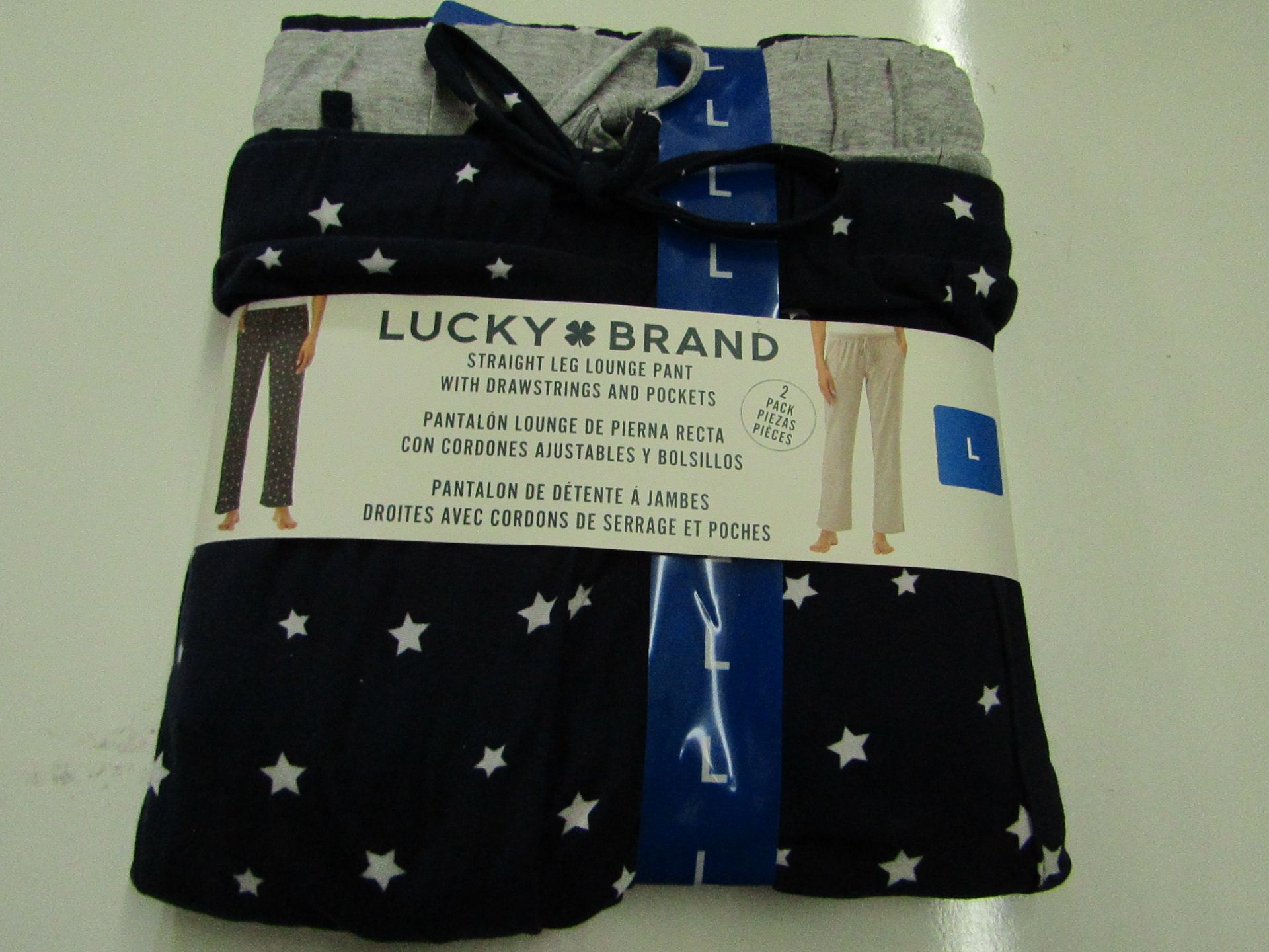 Lucky Brand - Straight Leg Lounge Set With Pockets - Size Large - New & Packaged.