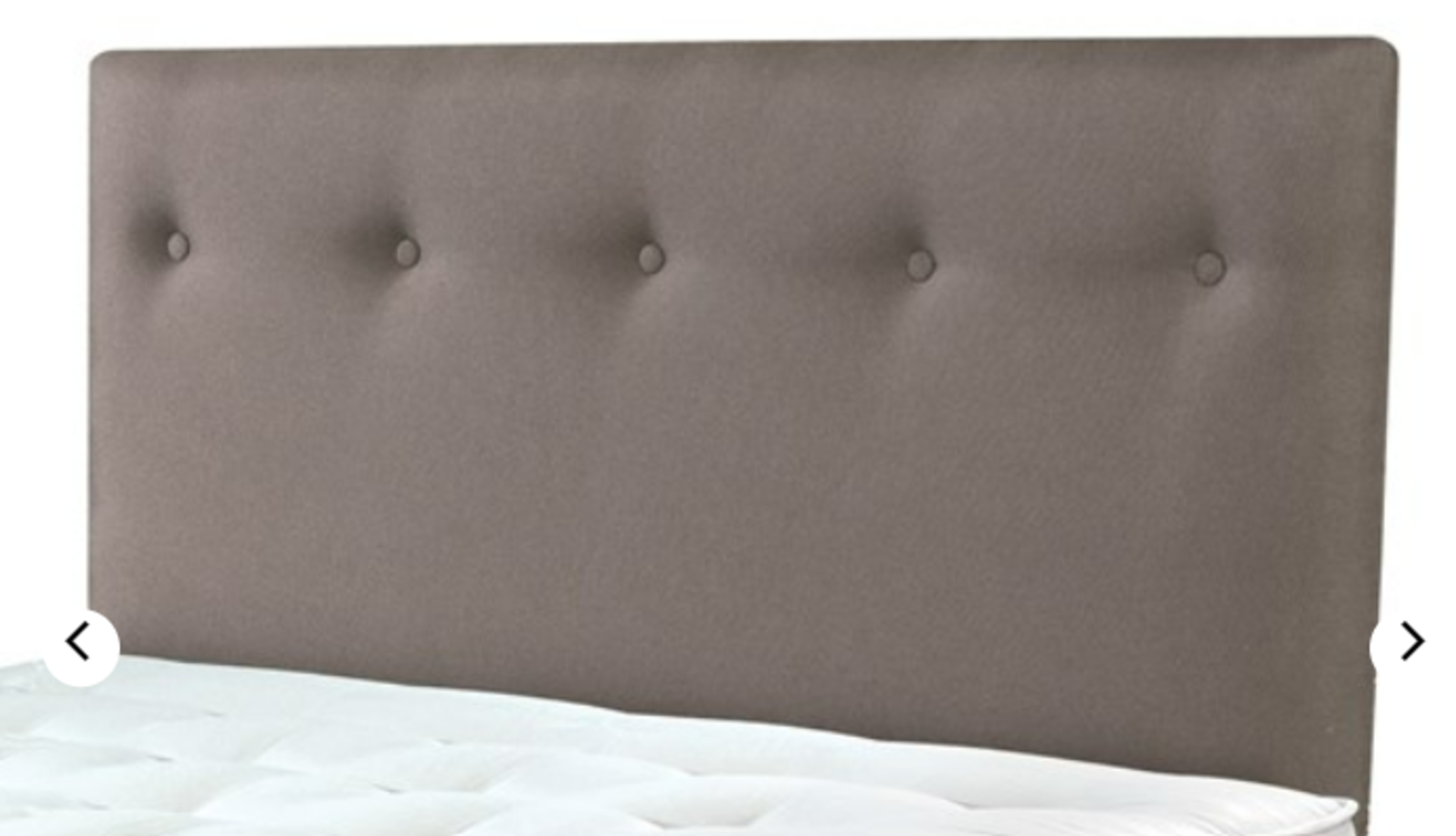 Carpetright Alaska 5Ft King Size Headboard Americano RRP Â£299.00 - This item looks to be in good