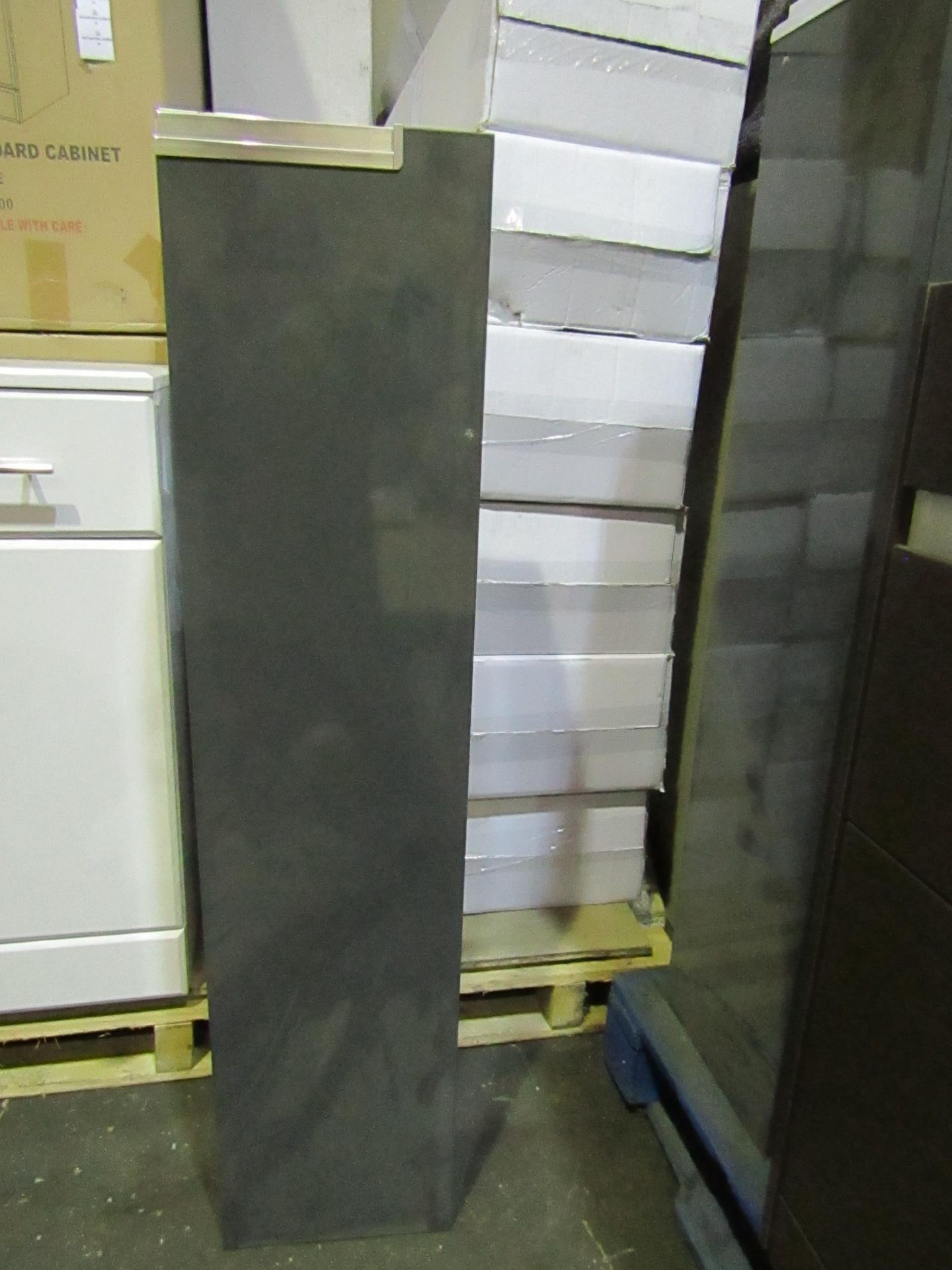 Roca - Columna Victoria-N Glossy Grey Bathroom Unit 1-Door - 1100mm - Unused & Boxed.