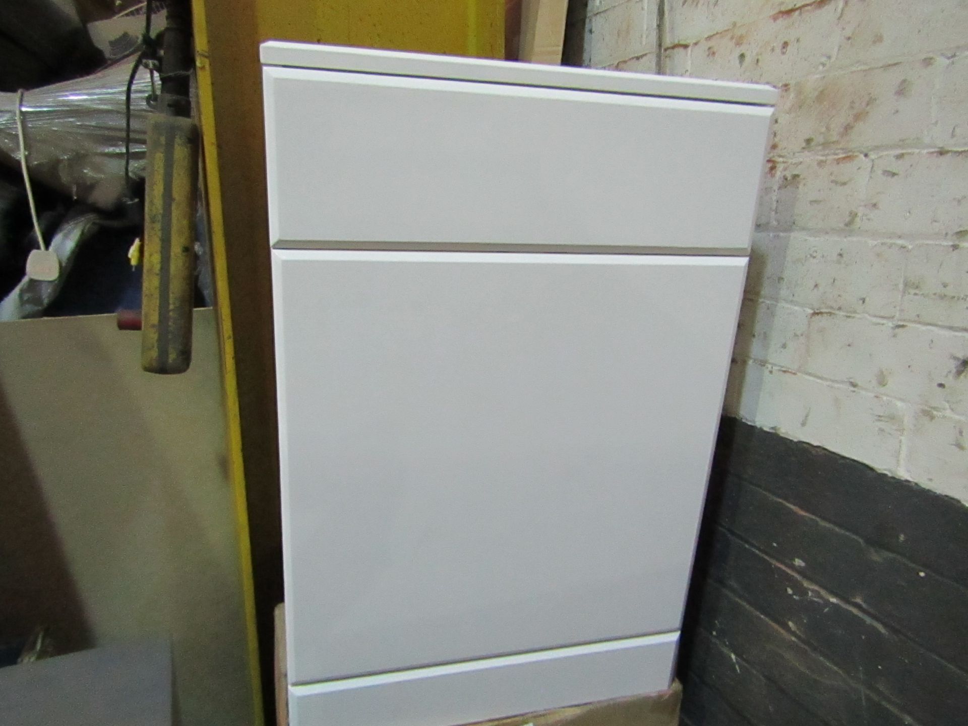 Unbranded - WC Gloss White Unit - 500x300mm - Good Condition & Boxed.