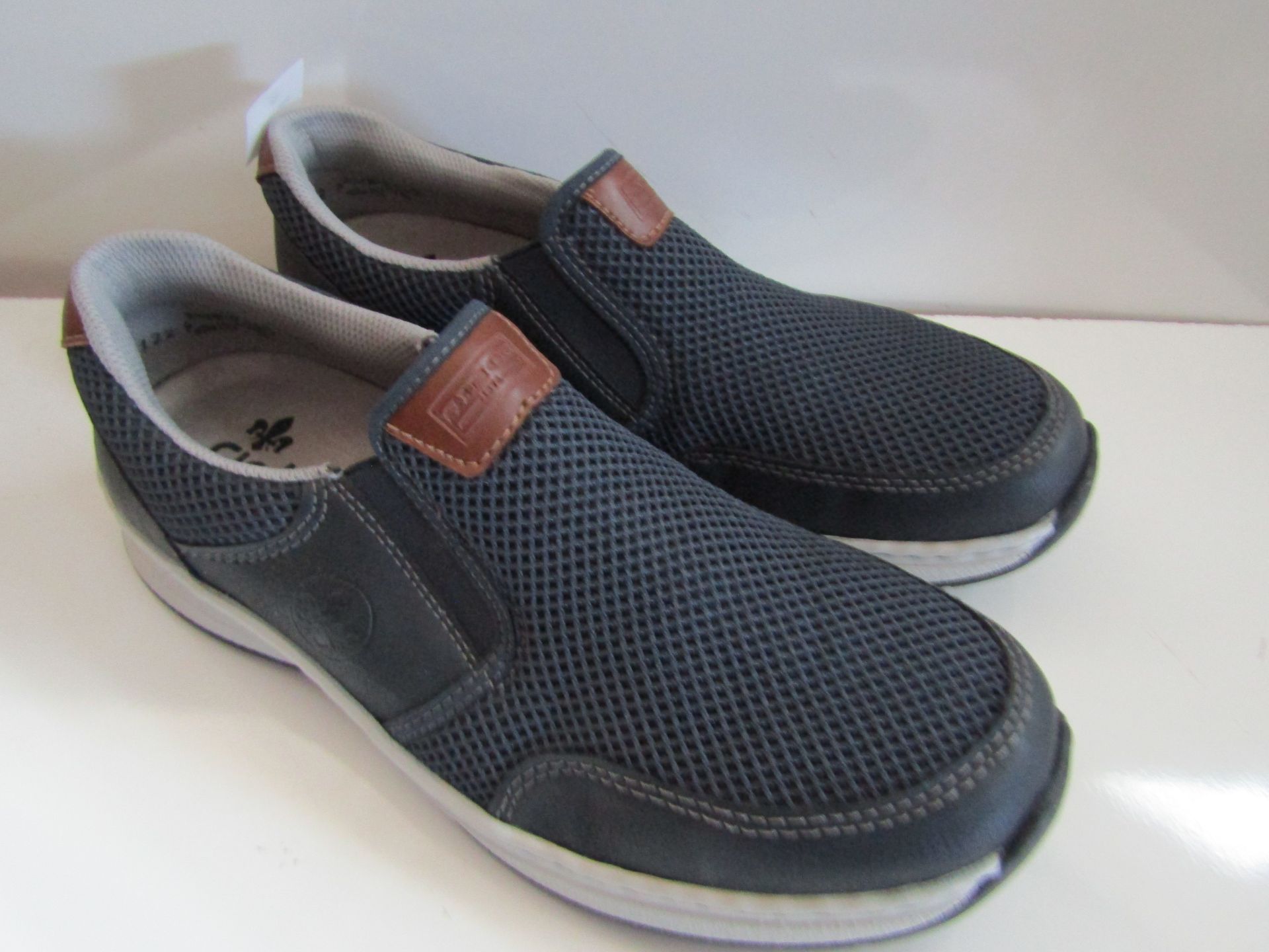 Rieker Navy Slip on Shoe Size 41 New