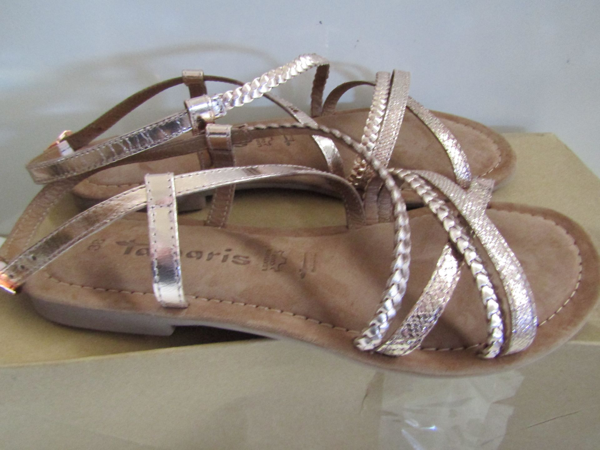 Tamaris Flat Sandal Size 38 New & Boxed