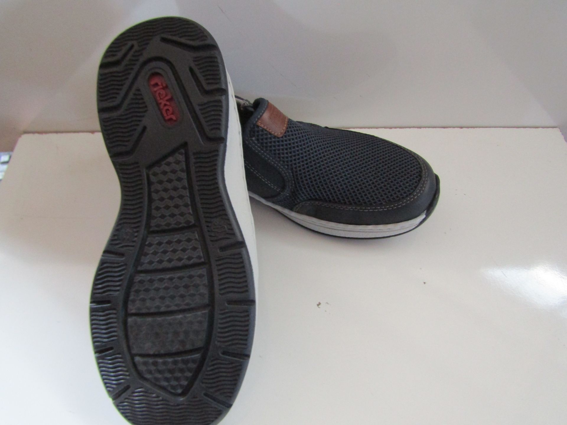 Rieker Navy Slip on Shoe Size 41 New - Image 2 of 3