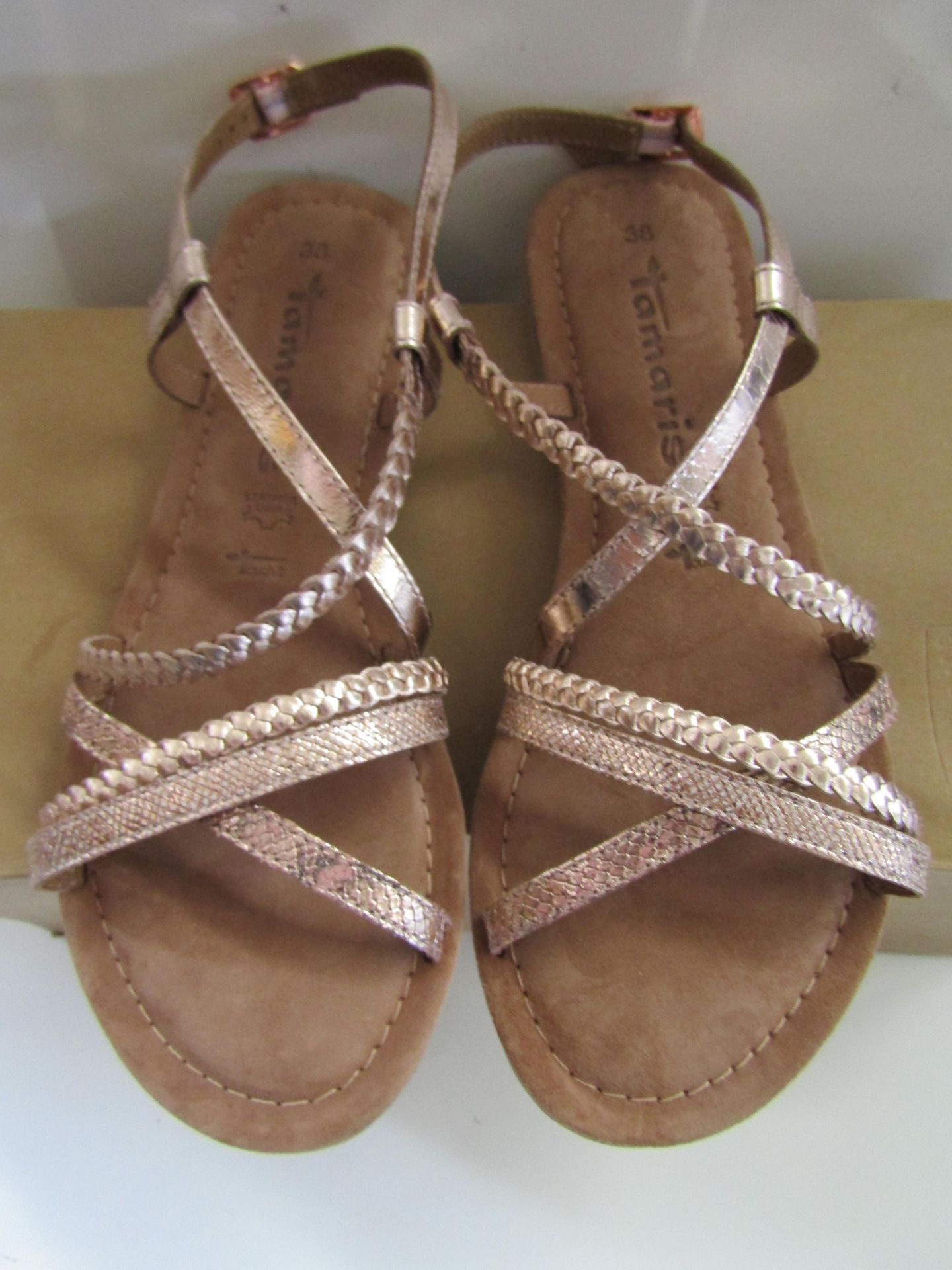 Tamaris Flat Sandal Size 38 New & Boxed - Image 3 of 3