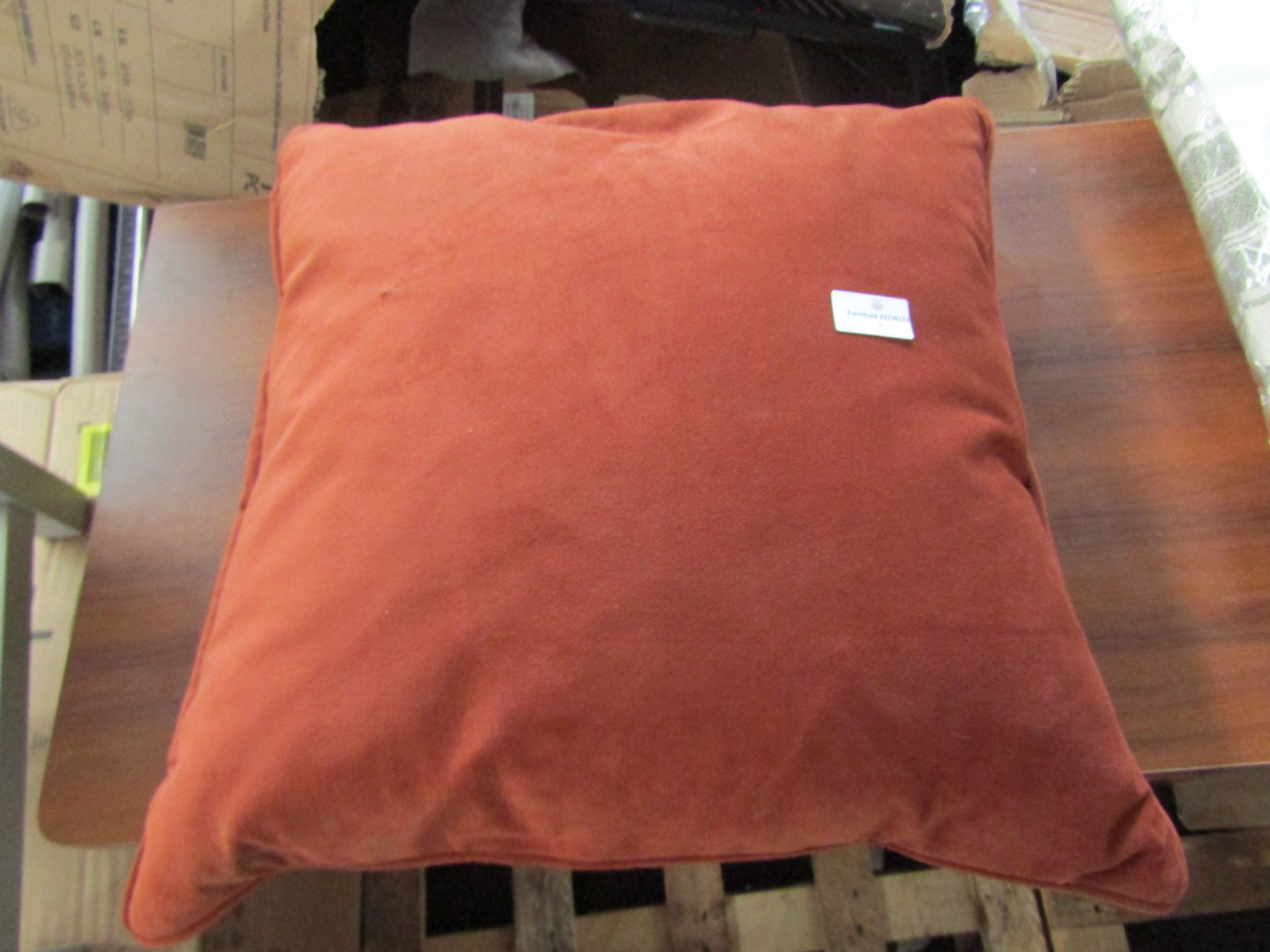 Cotswold Company Copper Piped Velvet Cushion 50x50cm RRP Â£35.00 (PLT COT-APM-A-2944) - This item