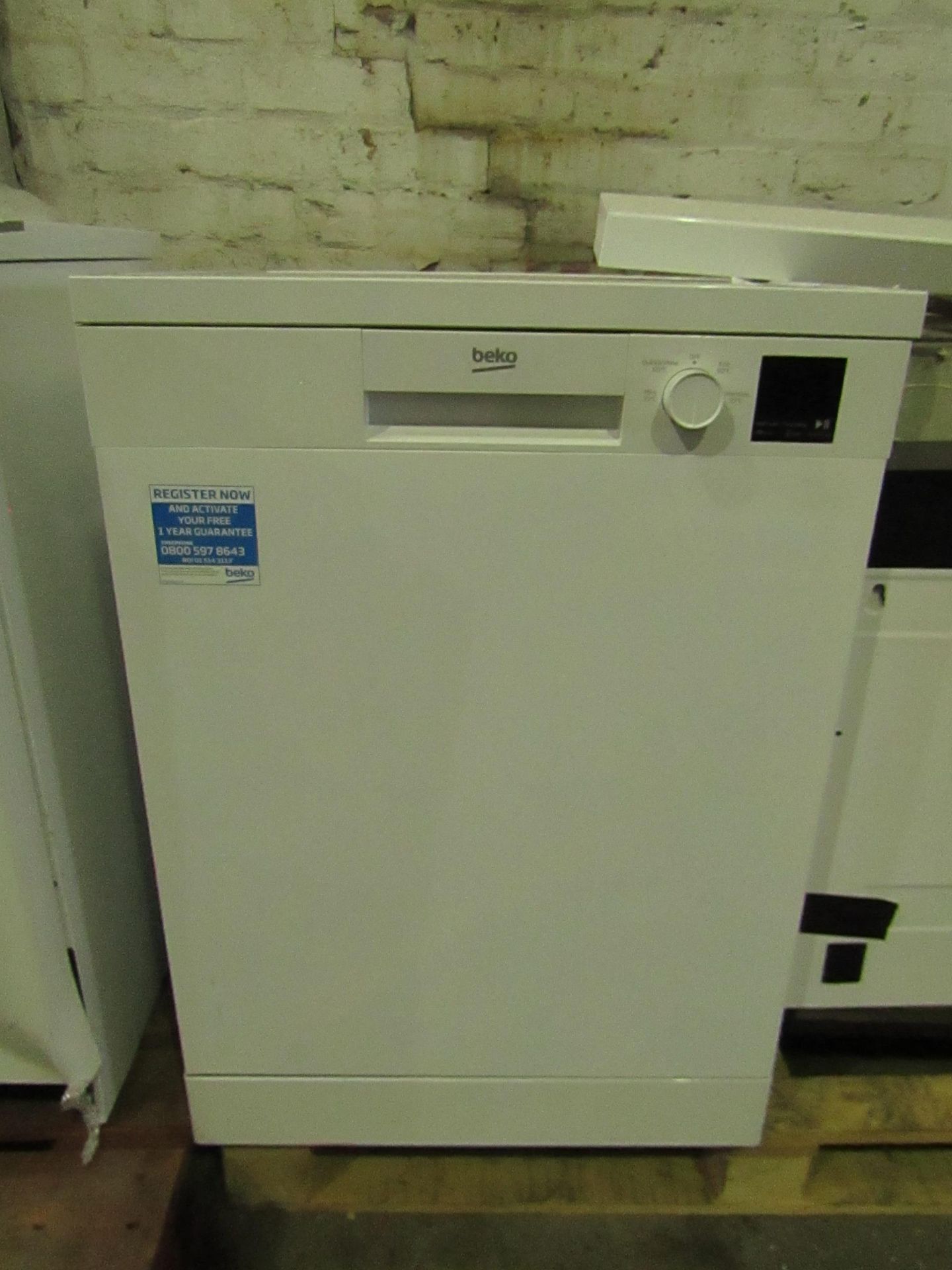 BEKO Dishwasher DVN04X20W RRP ??249.00 - This item looks to be in good condition and appears ready