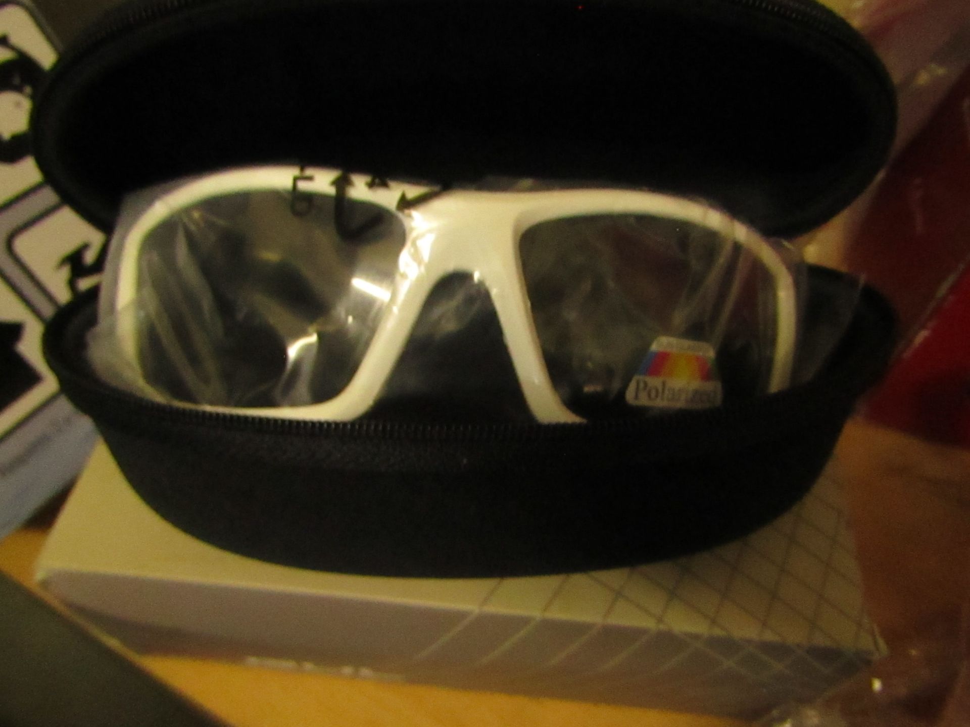 Gul CZ Pro Polarized Floating sunglasses, new and boxed with trael case