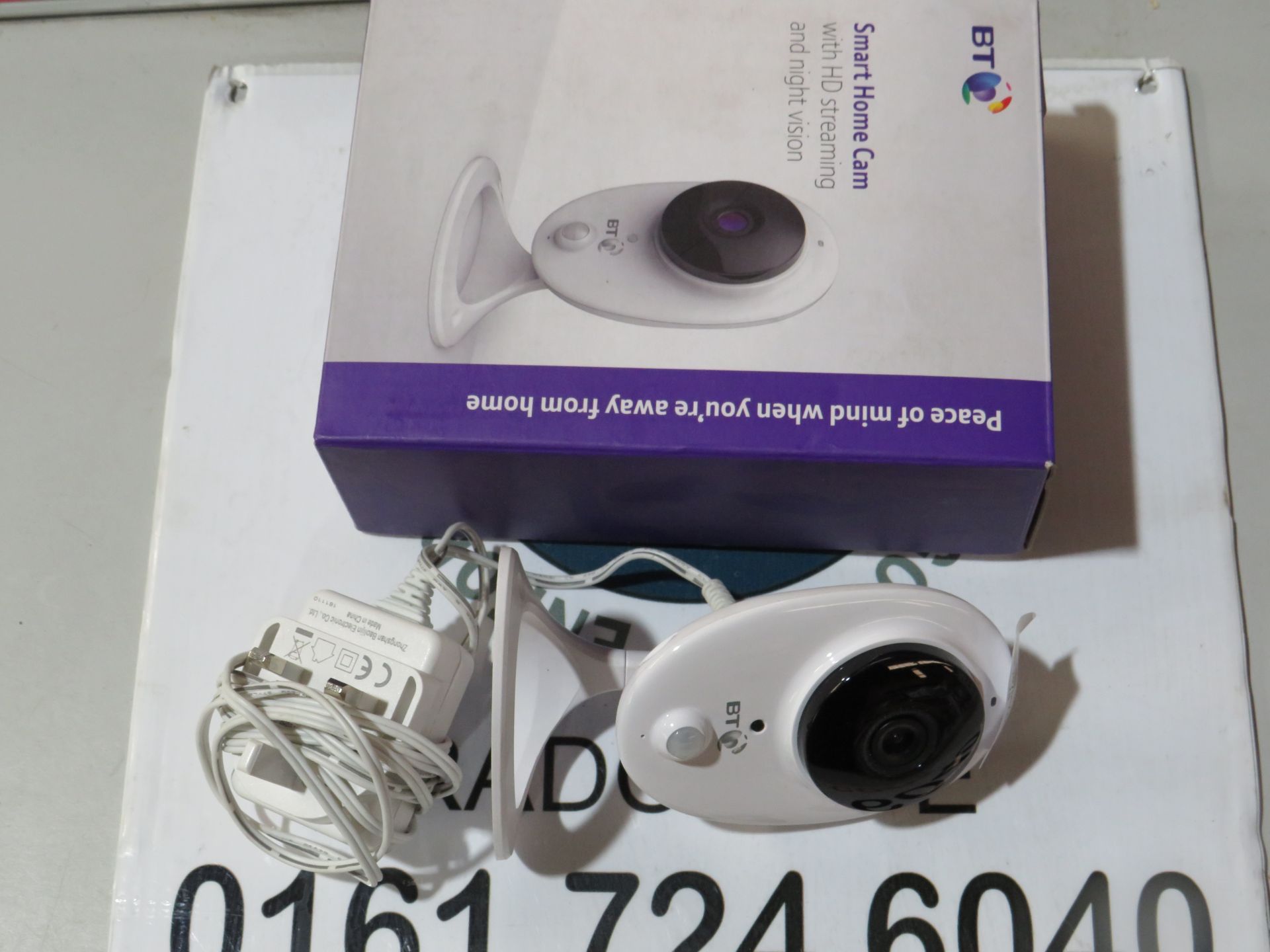 BT Smart Home camera, uncehdked and boxed