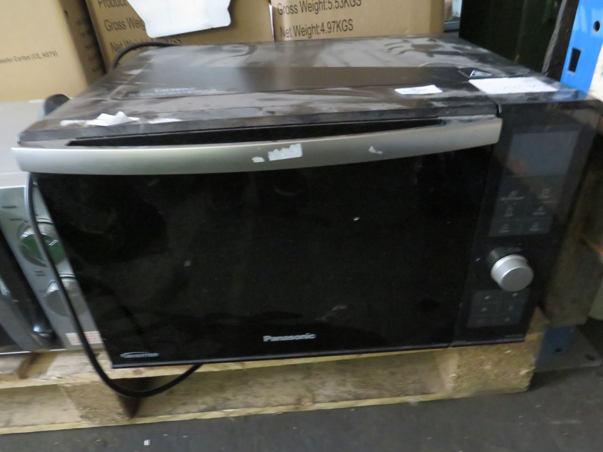 Panasoninc Inverter Microwave oven, tested working on microwave function, we have checked any