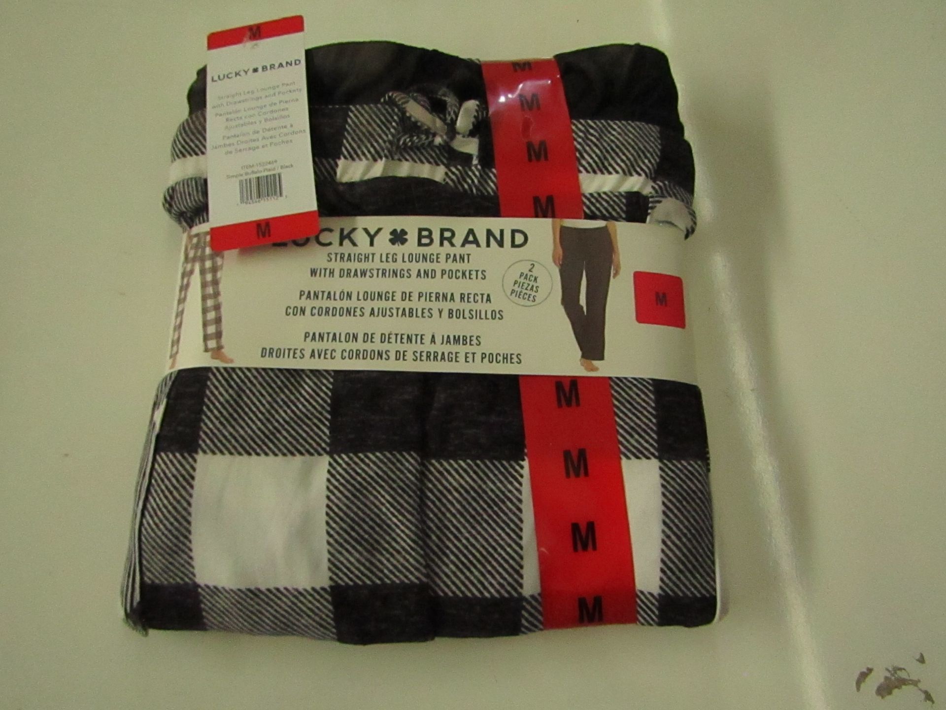 Lucky Brand - Straight Leg Lounge Set With Pockets - Size Medium - New & Packaged