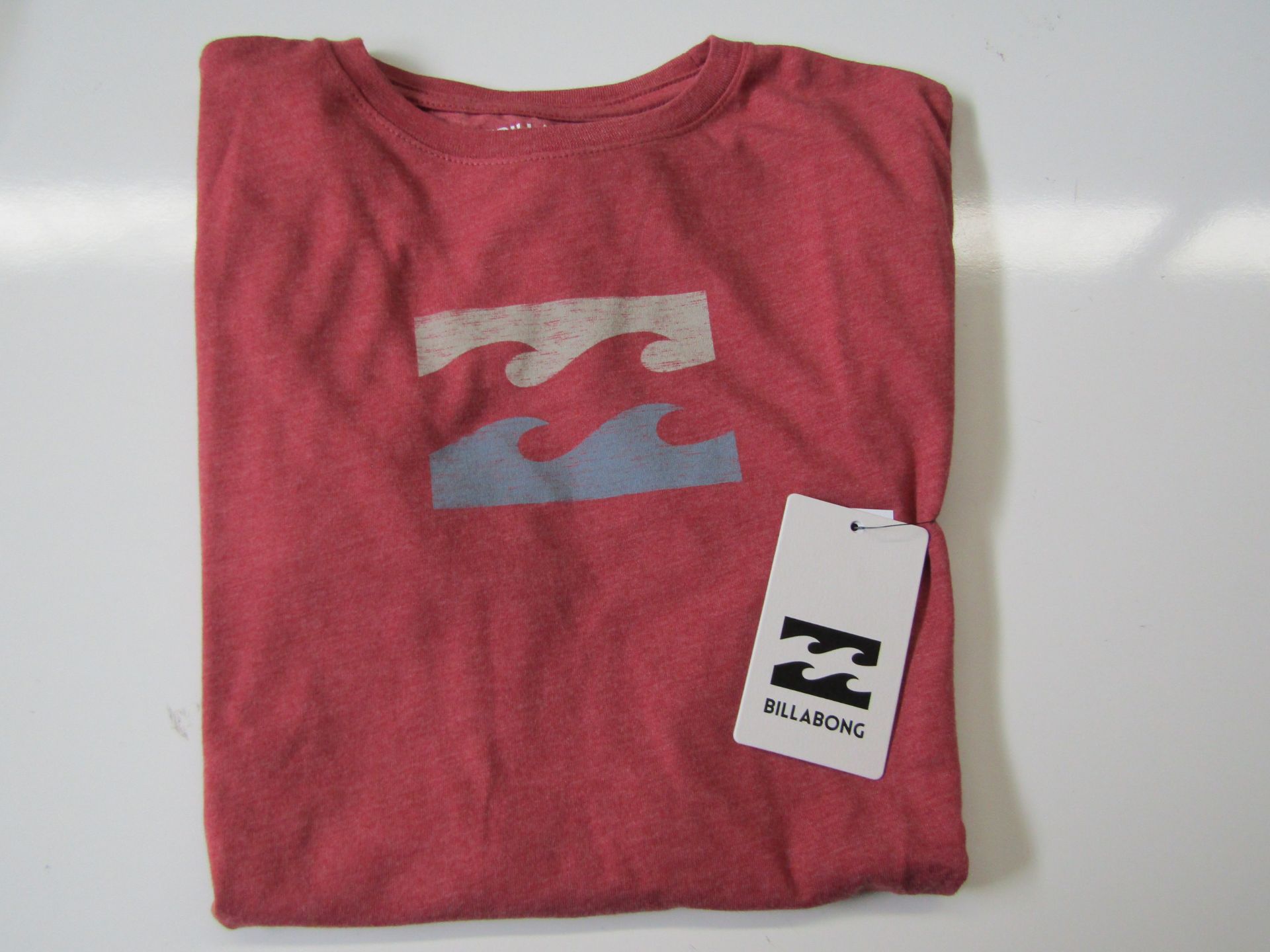 Billabong T/Shirt Brick Colour Aged 14yrs New & Packaged