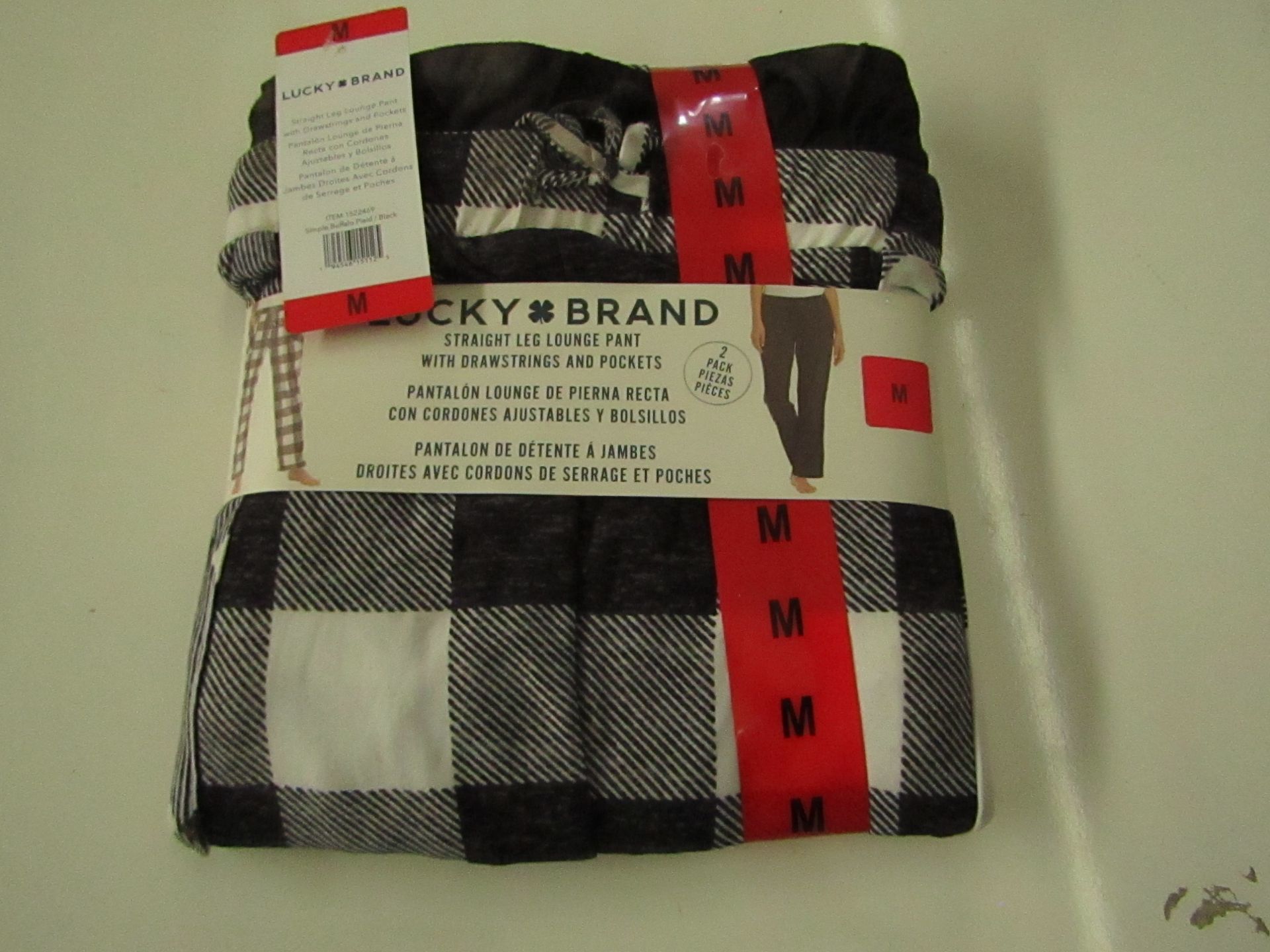 Lucky Brand - Straight Leg Lounge Set With Pockets - Size Medium - New & Packaged.