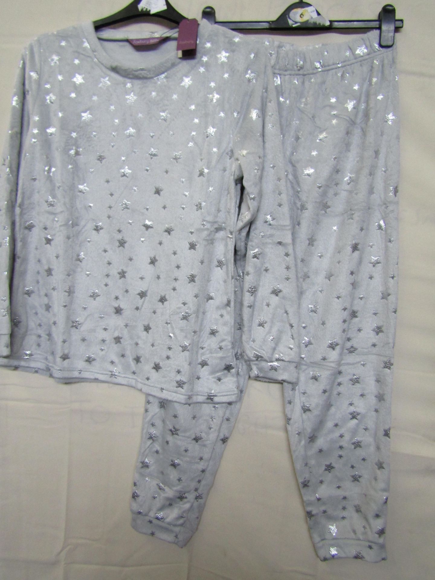 Ladies Foil Printed Star Twosie Grey Size 12-14 New & Packaged