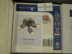 Searchlight 2316AB Antique Brass Oval Wall Washer RRP ¶œ26.00 (PLT 3plt)