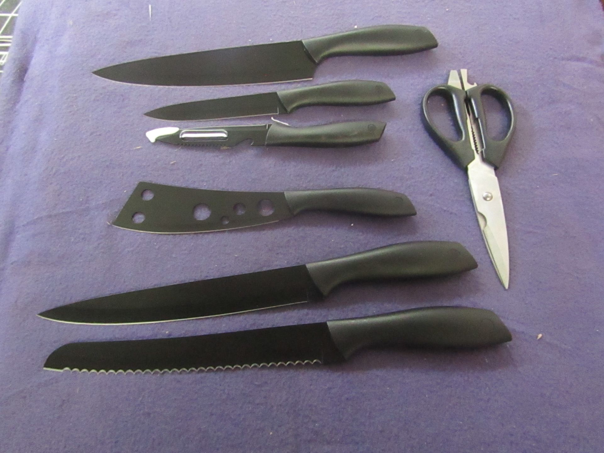 Unbranded - 7-Piece Kitchen Knife Set - New & Boxed.