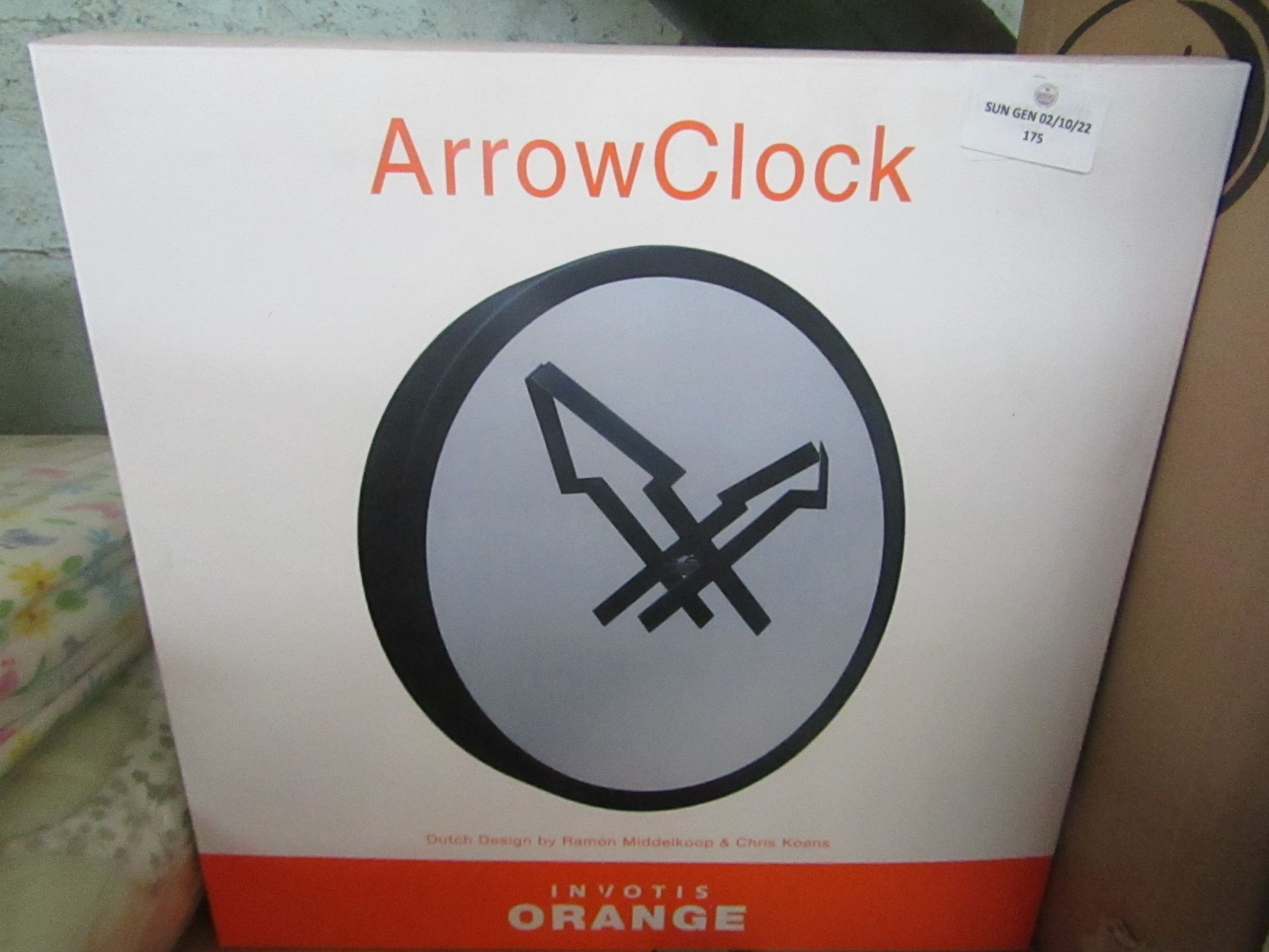 Invotis - Arrow Clock - Unchecked & Boxed.