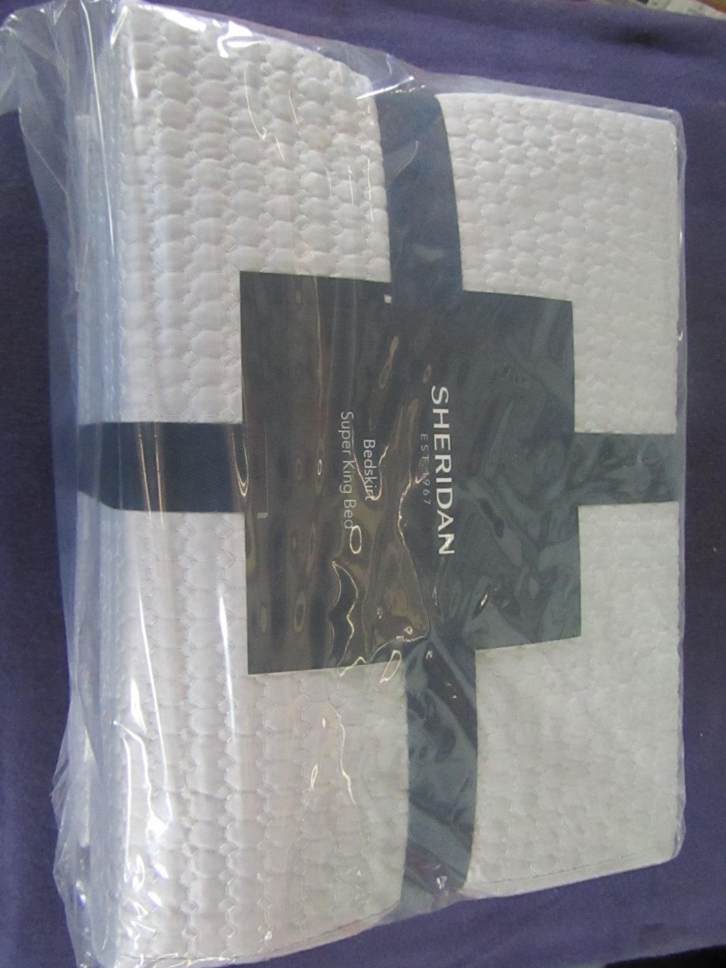 3x Sheridan - Dove Super King Sized Bed Skirt - New & Packaged. RRP œ75.