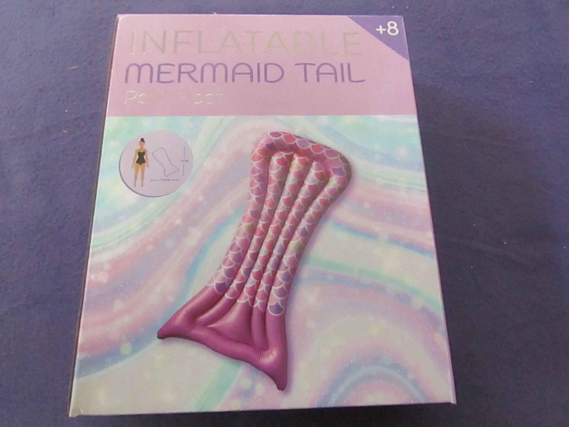 Mermaid Tail - Inflatable Float - Unused & Boxed.