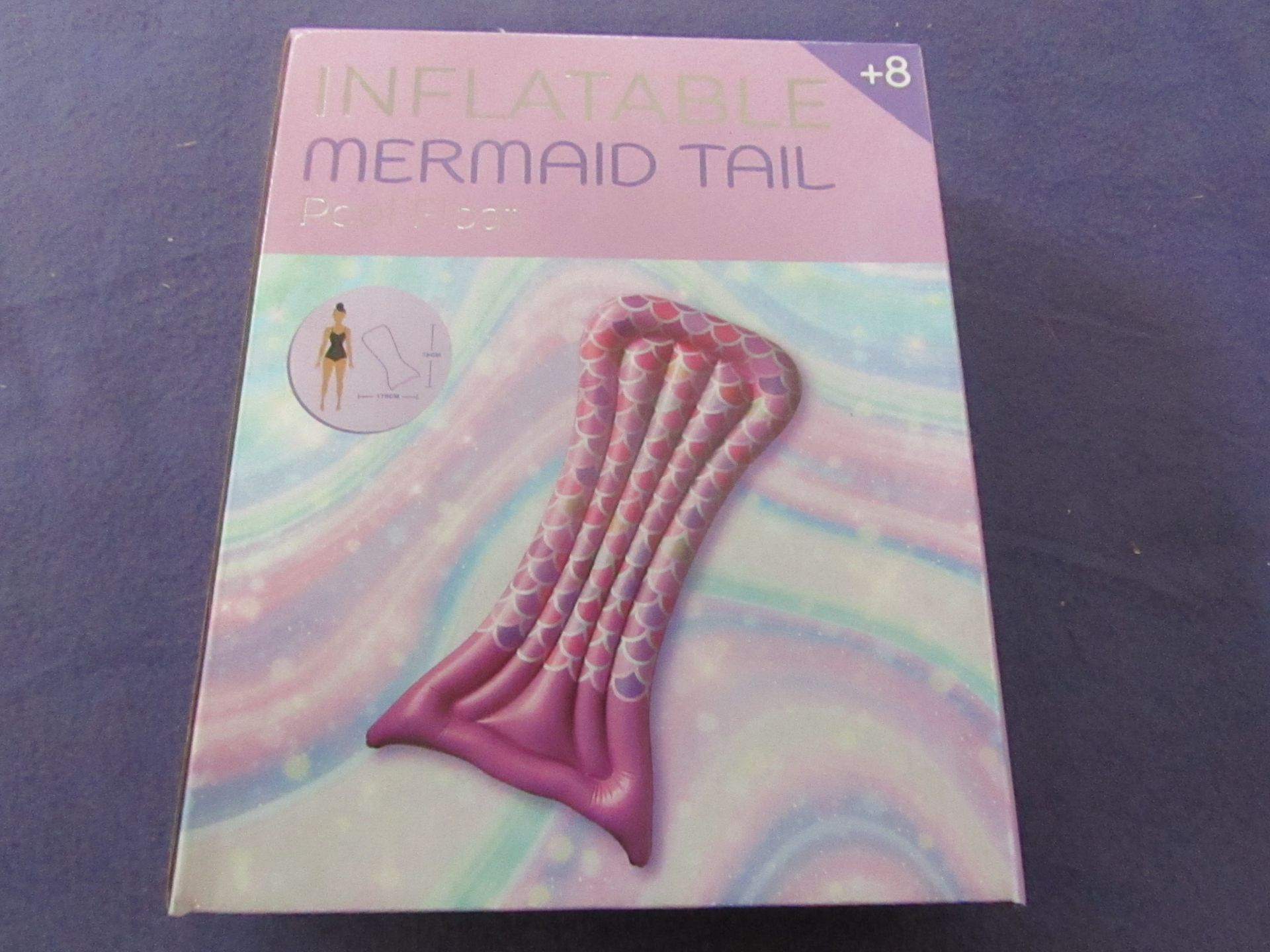 Mermaid Tail - Inflatable Float - Unused & Boxed.