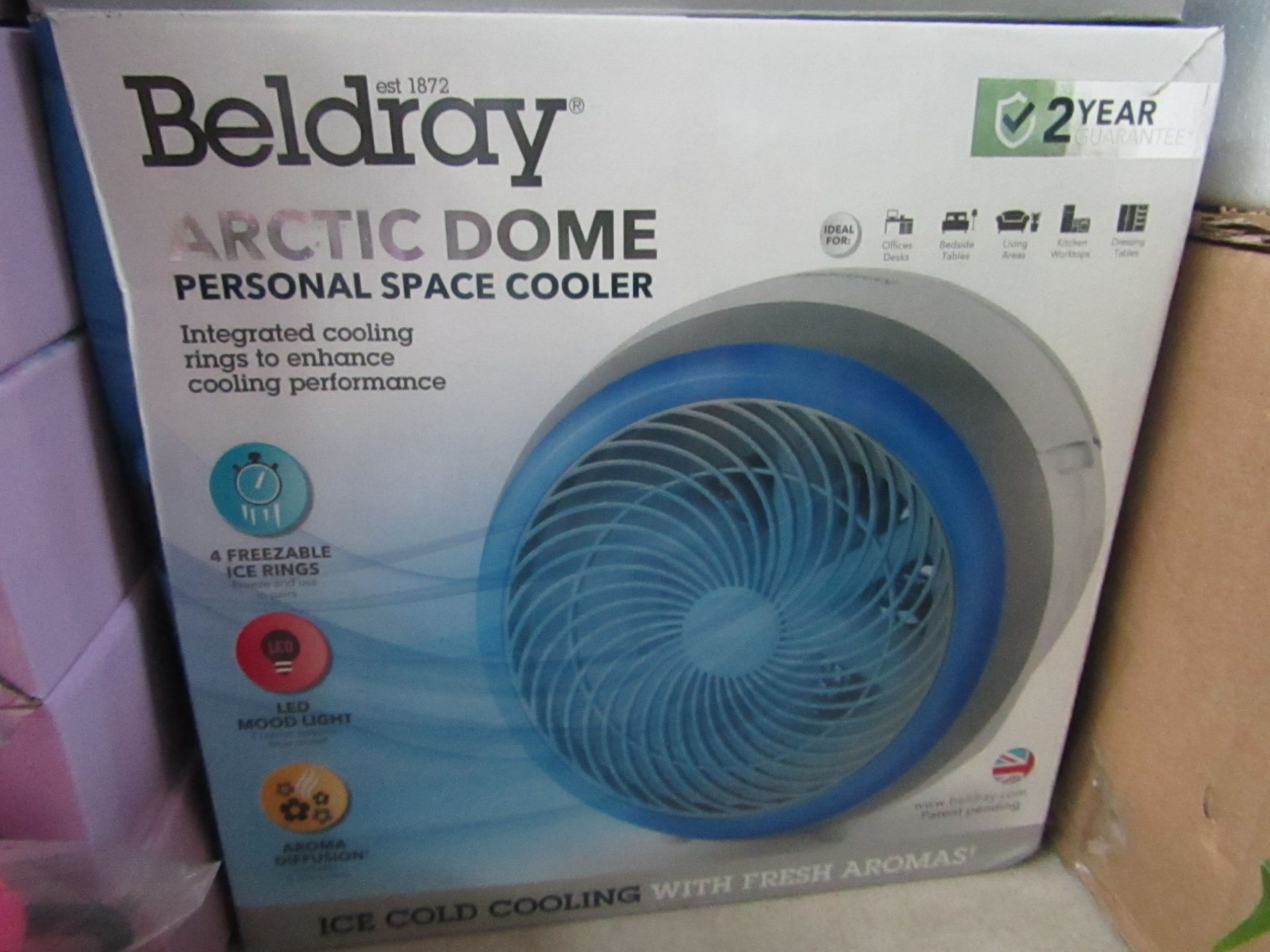 Beldray - Arctic Dome Personal Space Cooler - Untested & Boxed.