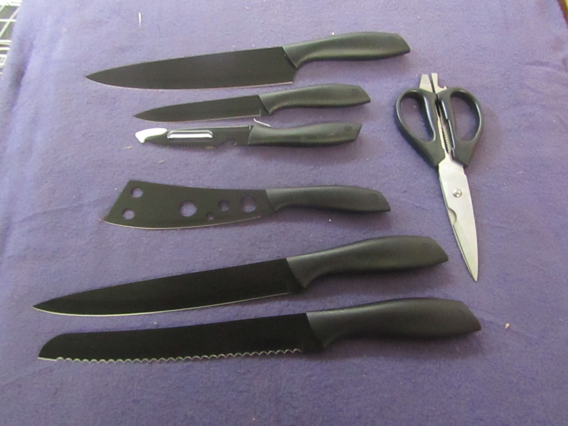 Unbranded - 7-Piece Kitchen Knife Set - New & Boxed.