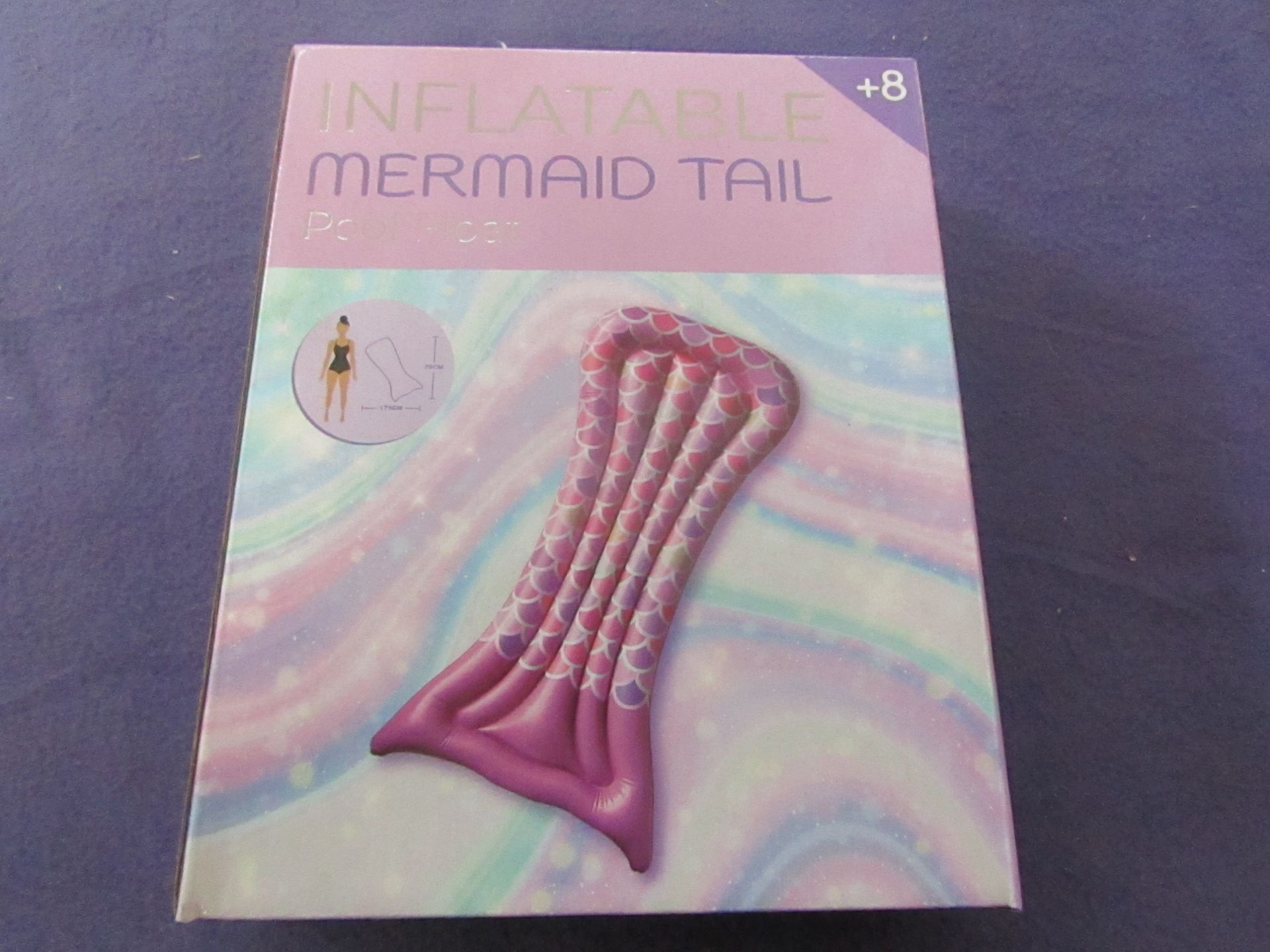 Mermaid Tail - Inflatable Float - Unused & Boxed.