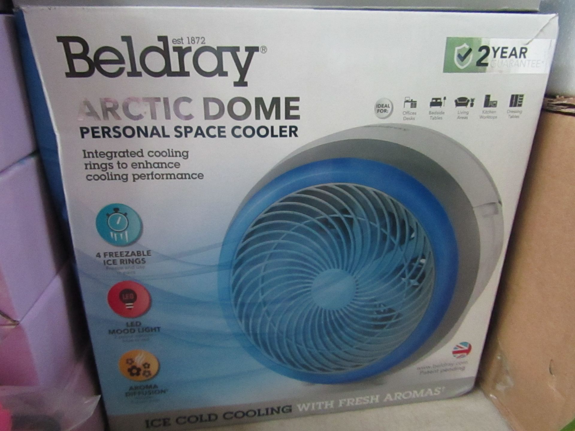 Beldray - Arctic Dome Personal Space Cooler - Untested & Boxed.