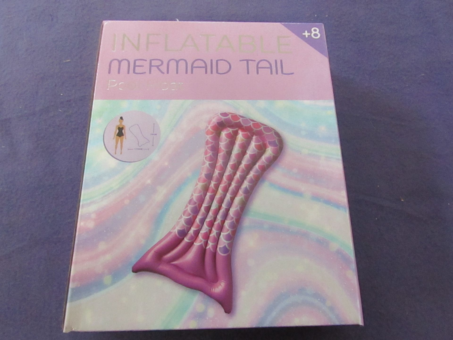 Mermaid Tail - Inflatable Float - Unused & Boxed.