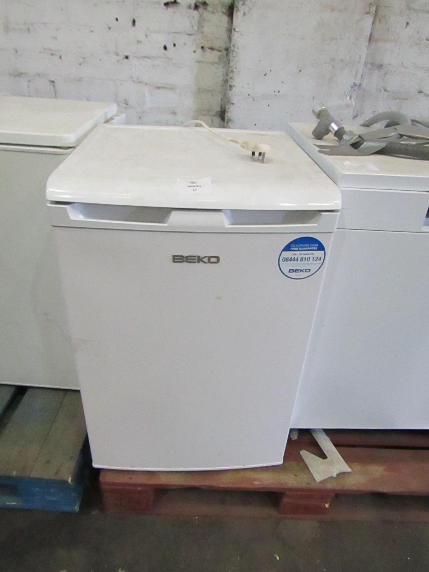 Beko - Under Counter White Freezer - tested working