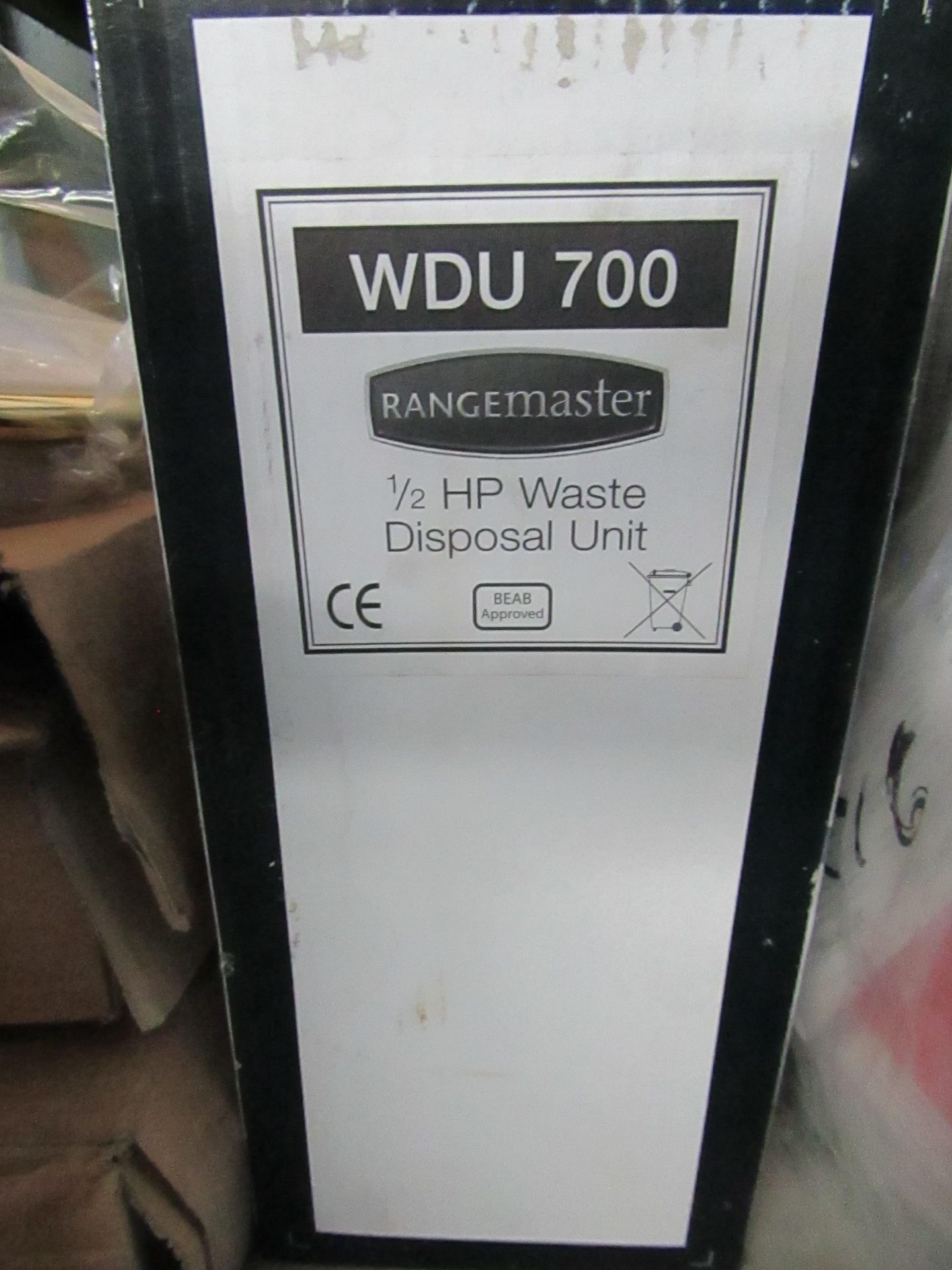 Range Master - 1/2 HP Waste Disposal Unit - Unchecked & Boxed.