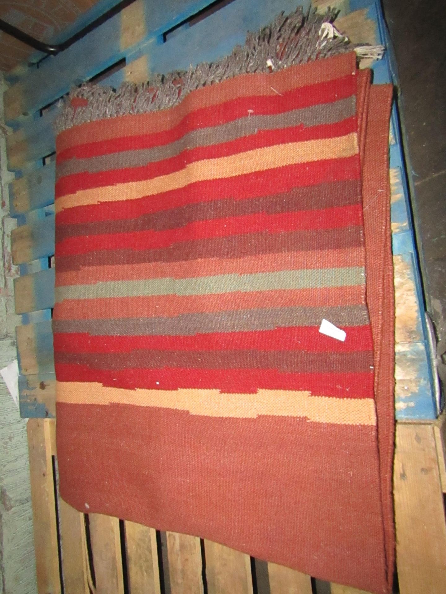 Oka Red Rug 310 x 250cm RRP Â£300 - The items in this lot are thought to be in good condition but