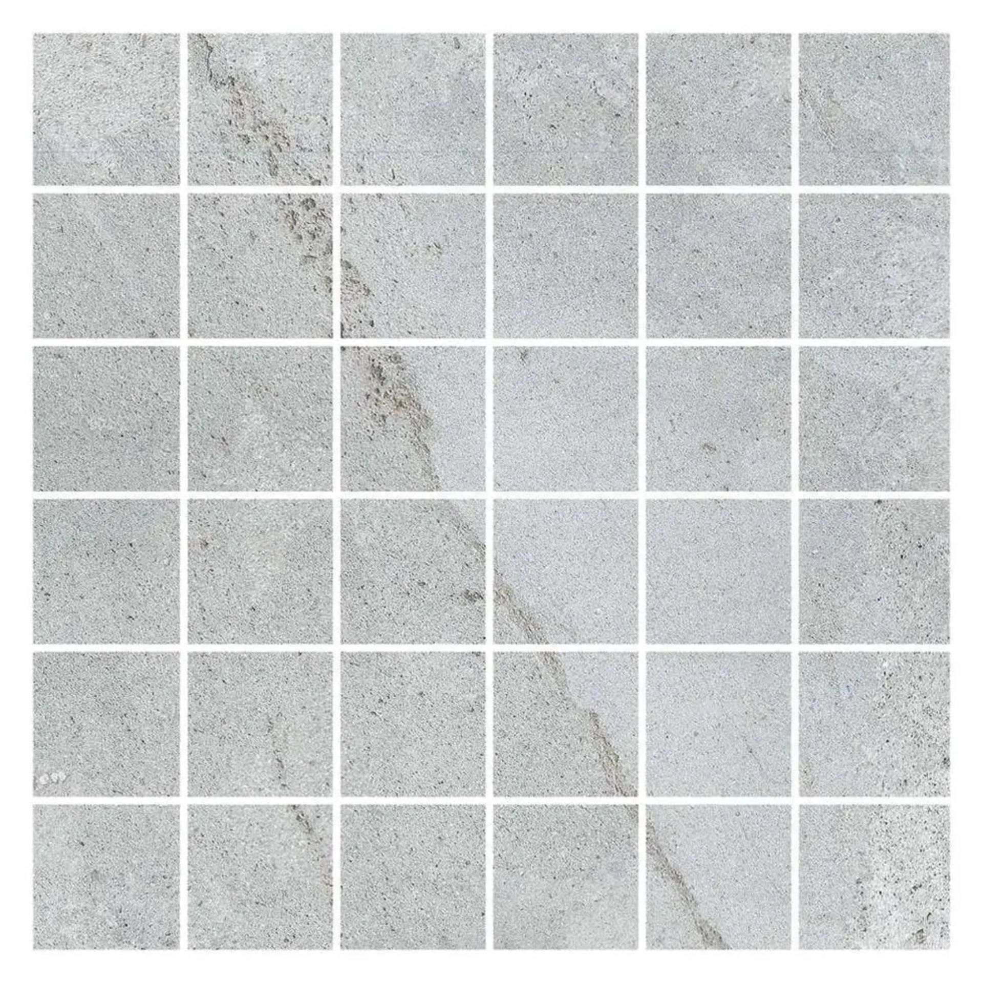 5x Packs of 10 Johnsons Tiles 360x275mm Grassmere slate grey matt wall and floor tiles, new, ref