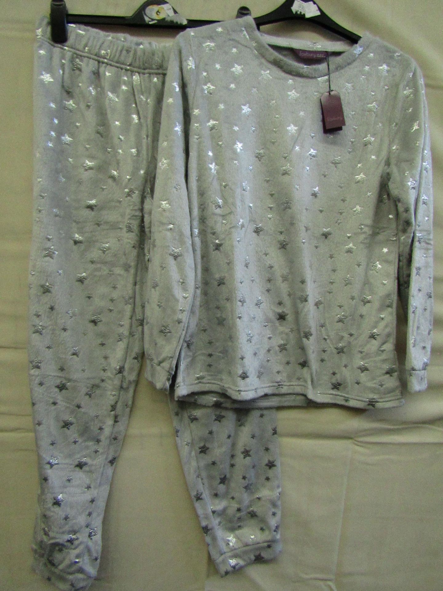 Ladies Foil Printed Star Twosie Grey Size 8-10 New & Packaged