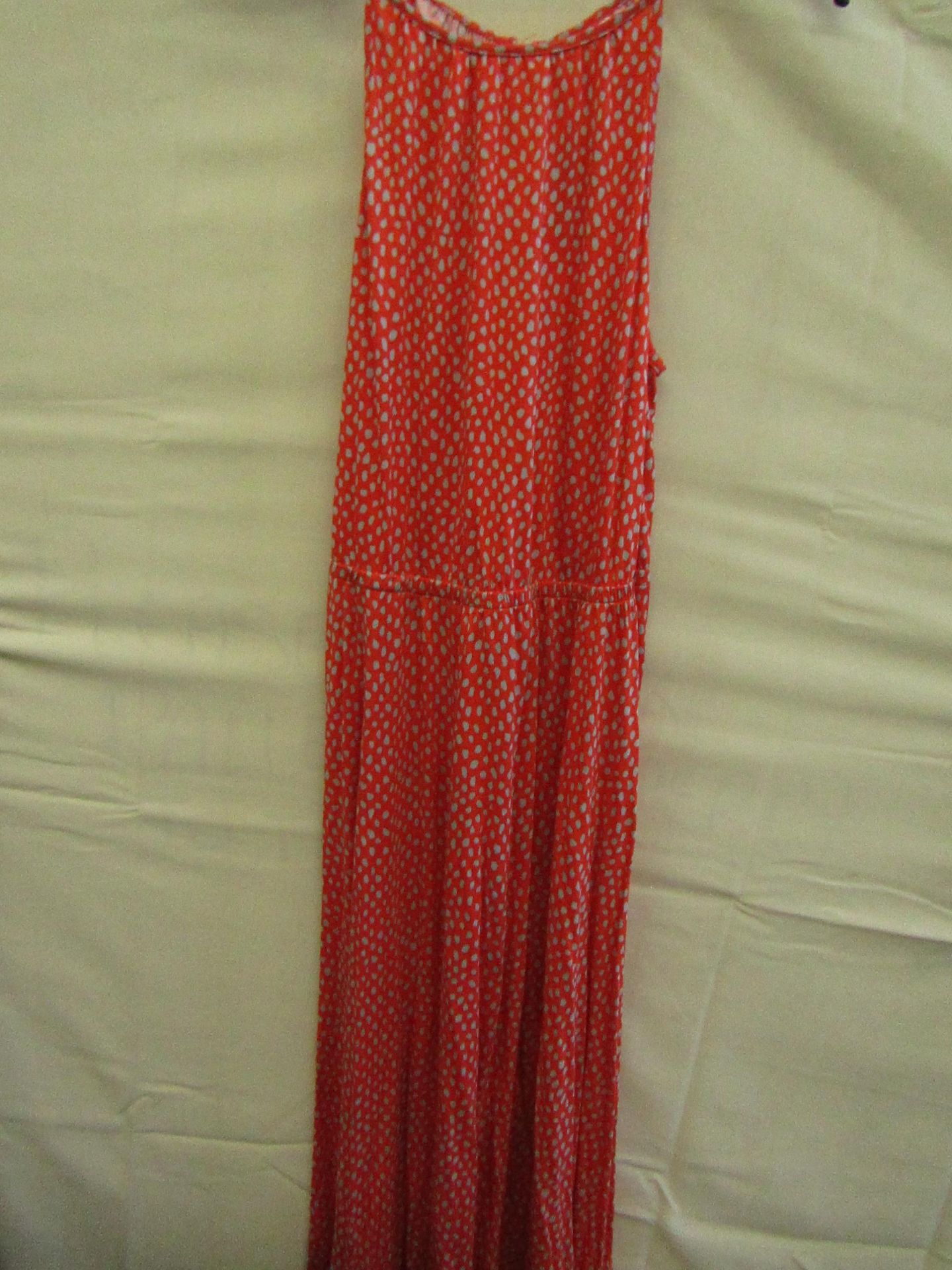 Lascana Dress Orange/Grey Size 40 New With Tags