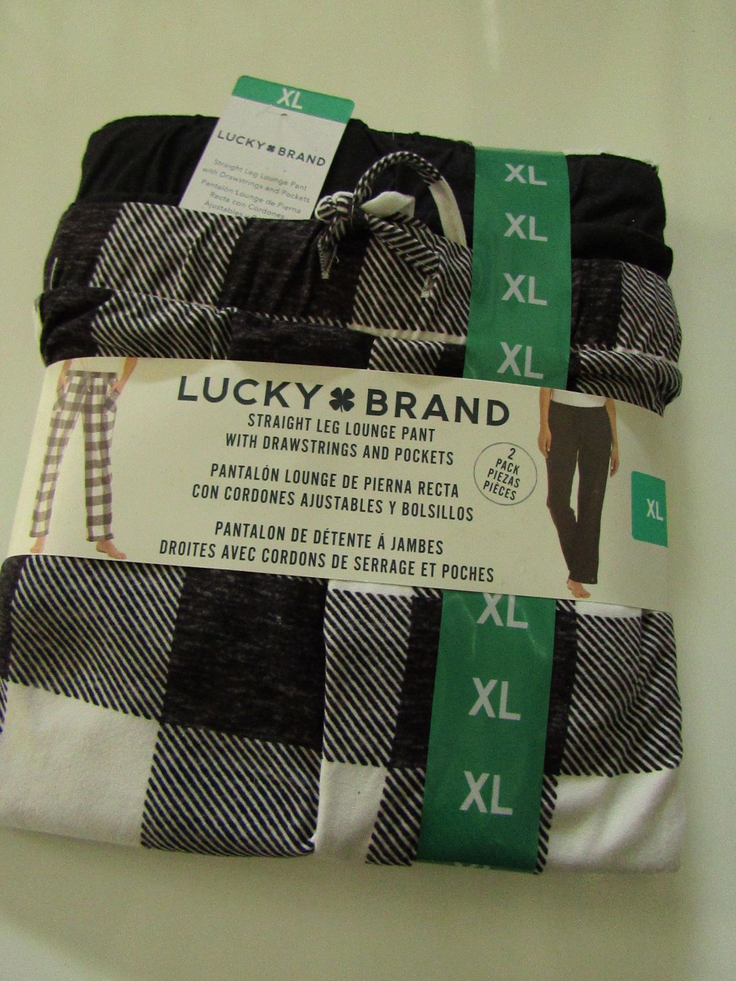 Lucky Brand - Straight Leg Lounge Set With Pockets - Size X-Large - New & Packaged.
