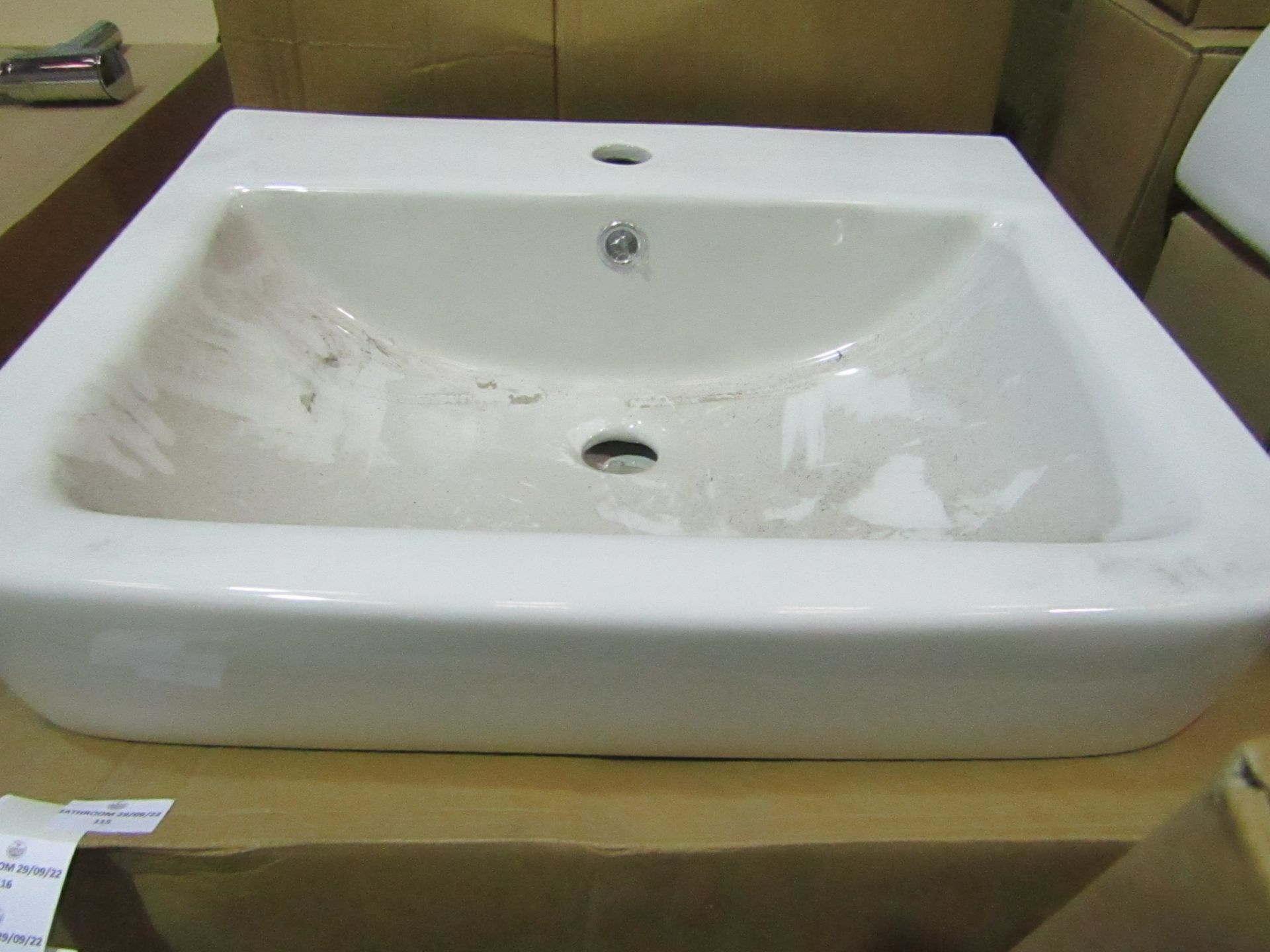 Laufen - Noble Basin 600mm White - Unused & Boxed.