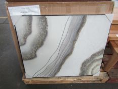 Cox & Cox Abstract Agate Canvas RRP Â£325.00 (PLT B000787) - This item looks to be in good condition