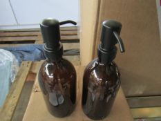 Swoon Amber Empty Bottles RRP Â£25 - This item looks to be in good condition and appears ready for a
