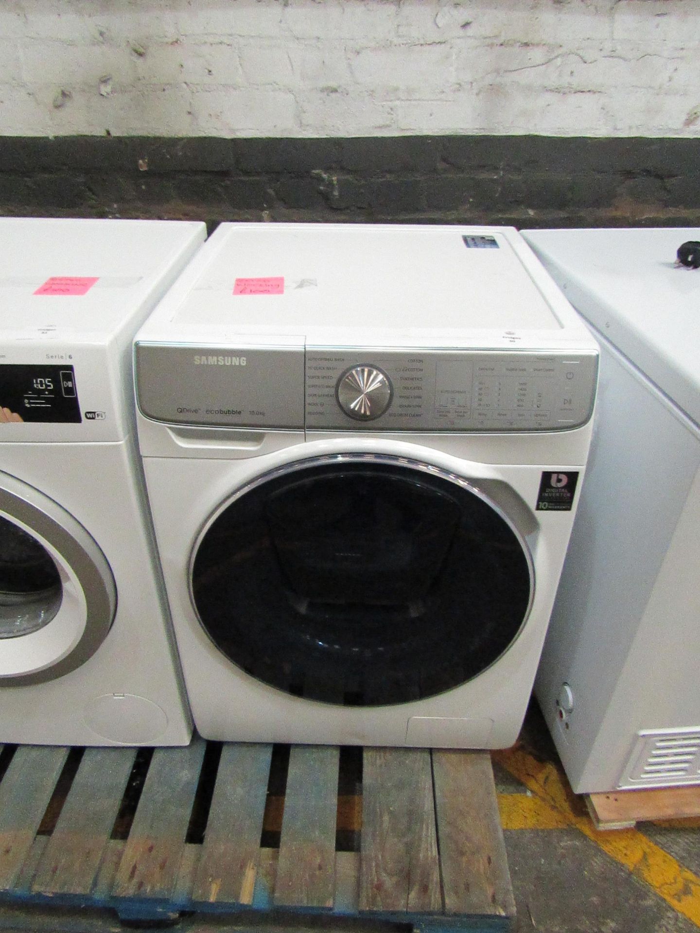 Samsung eco bubble 10kg washing machine, tested working
