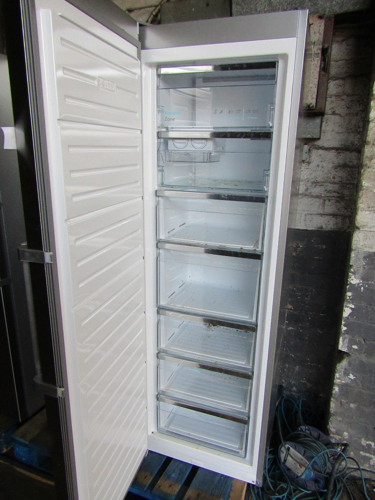 Sharp - Tall Free-Standing Freezer - Item Tested Working, However Needs Deep Clean. - Image 2 of 2