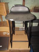 Heals Form Barstool 65 cm Steel Legs Black Shell 602776 RRP £250.00 - This item looks to be in