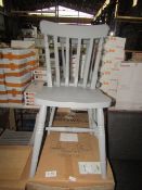 Cotswold Company Painswick Storm Grey Farmhouse Kitchen Chair RRP £130.00 (PLT COT-APM-A-3132) -