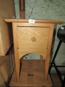 Heals Blythe Compact Bedside Table RRP £349.00 - This item looks to be in good condition and appears