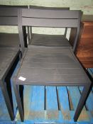 Heals Eos Side Chair Black CF-MH803/BLK RRP £220.00 - This item looks to be in good condition and