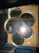 Moot Group Light & Living Sianna Wall Mirror Antique Gold RRP £108.00 - This item looks to be in